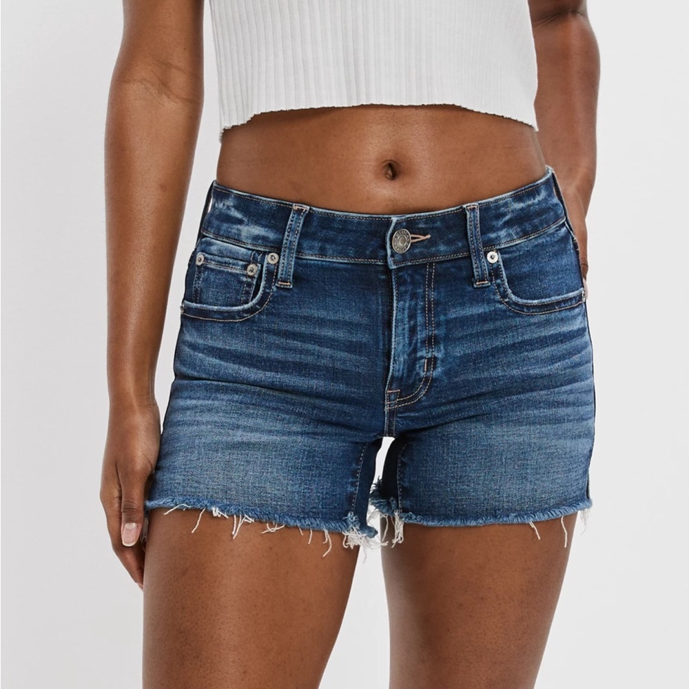 American Eagle AE Stretch Denim Midi Short